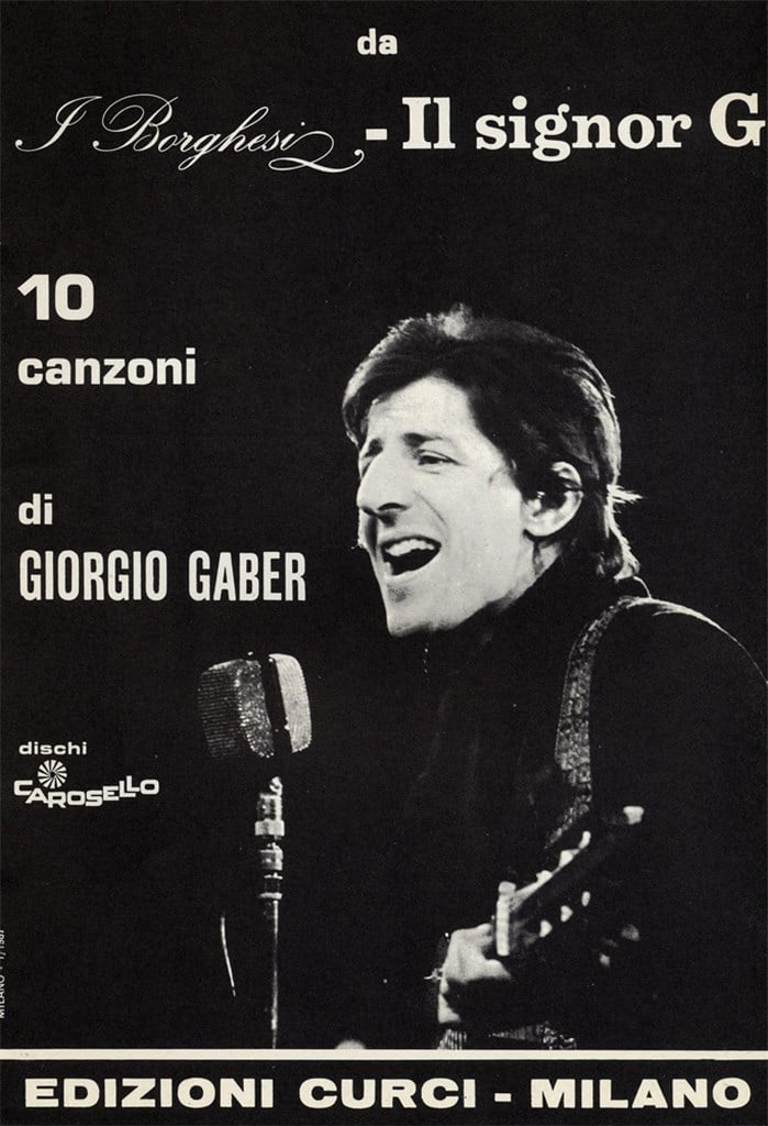 Il Signor G. 10 Canzoni Di G. Gaber